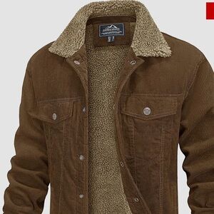 CLEARANCE US POLO ASSN Corduroy Jacket Fleece Lined